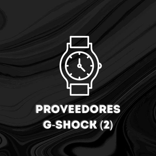 Proveedores G-Shock